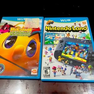 Pacman & Nintendoland bundle Wii U